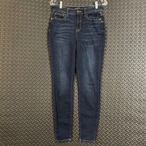 Judy Blue Los Angeles Skinny Jeans Dark Wash Denim‎ High Rise Women's Size 3/26